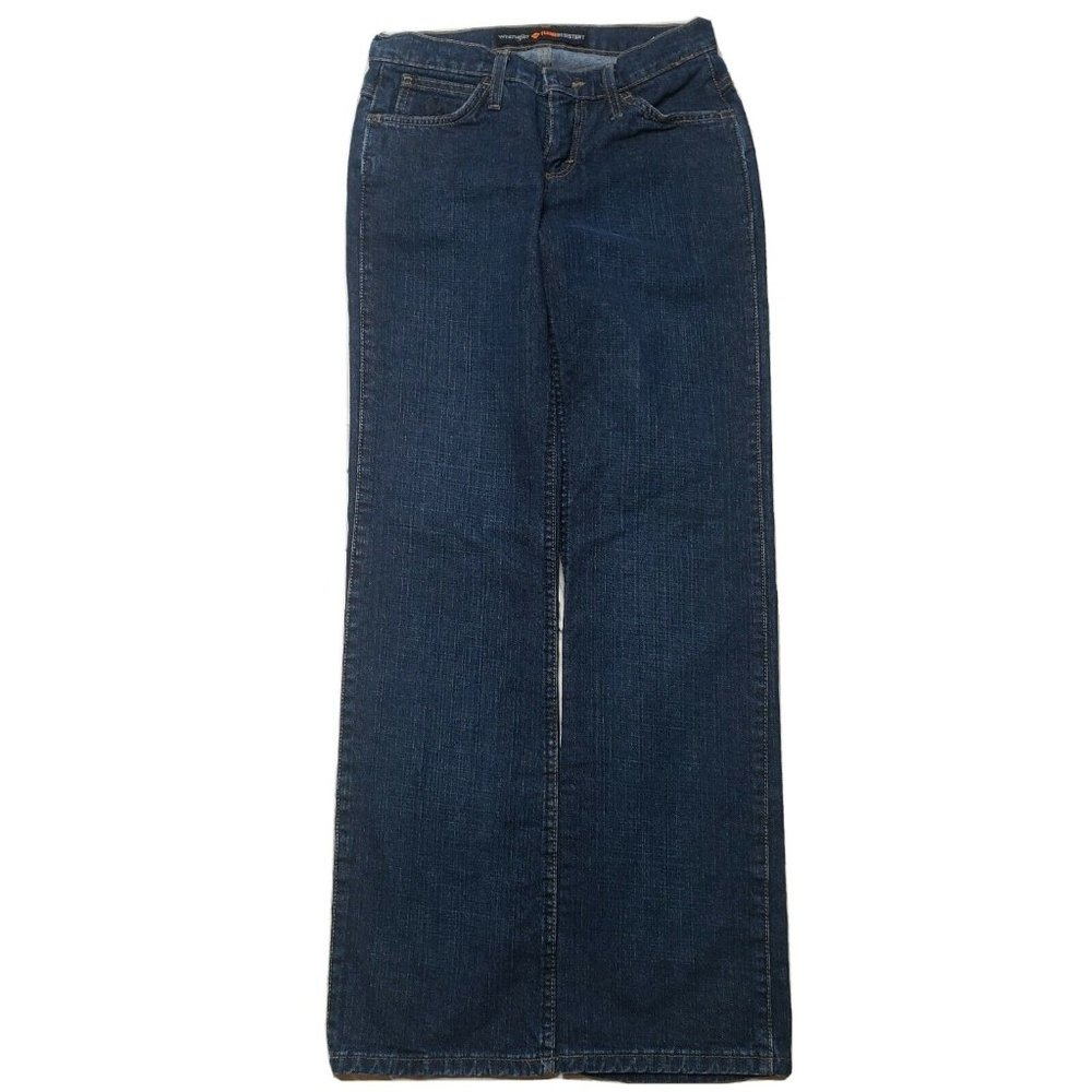 Wrangler Work FR Unisex Flame Resistant  Boot Blue Jeans Tagged 28x32 See Photos
